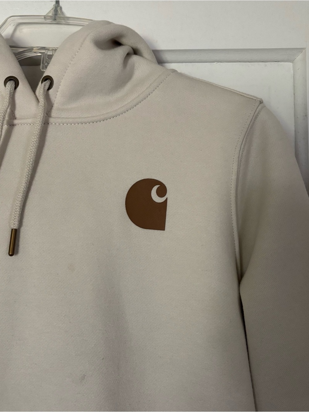 Carhartt Cream Pullover Hoodie - Picture 2 of 5